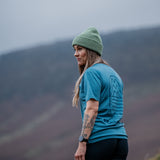 100% Merino Wool, Icon T-Shirt, Blue